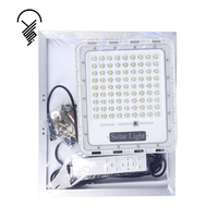 كشاف LED شمسي خارجي عالي الطاقة وموفر للطاقة بقوة 50 واط مقاوم للماء IP67