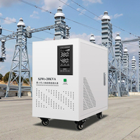 Régulateur de tension automatique SJW3 10kva-30kva 50KVA 60KVA Triphasé 220V-400V Stabilisateur AC pour fréquences 230V 380V
