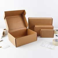Boîte d'emballage plate personnalisée avec logo, en carton kraft recyclable, laminée mate, découpée et pliable, pour chaussettes