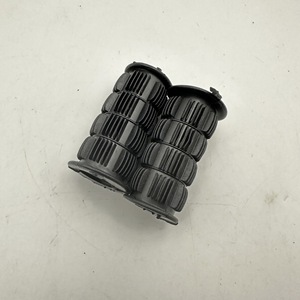 Poignées de guidon de vélo 22,2 mm en caoutchouc antidérapant pour vélos d'enfants noir et rouge - Product Image 3