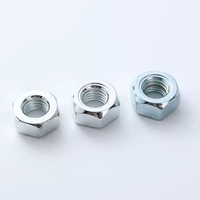 OEM ODM Mur Baut Hexagonal Baja Karbon DIN934 Warna Putih Biru Seng Tahan Korosi Set Mur Baut Hexagonal Grosir M5 M6 M8 M10