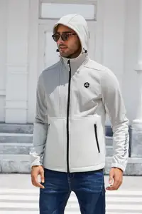 Wholesale Men's Autumn Winter Jacket Coat Warm Windproof Sports Fitness Hooded Jacket For Men