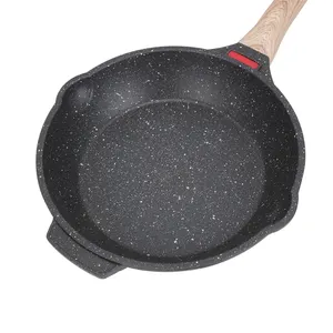 Panela de cozinha profissional de alta qualidade, venda direta da fábrica, panelas de alumínio forjado 20/22/24/26/28 cm