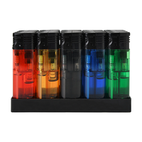 Briquet à gaz à logo personnalisé coupe-vent de qualité supérieure à prix d'usine Briquet à gaz rechargeable en plastique en gros pour cadeau promotionnel