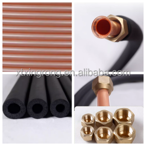 Vente chaude 1/4 + 1/2 .<span class=keywords><strong>20m</strong></span> 30m r22 r32 r410 Kits d'installation de tubes de cuivre d'isolation de climatisation r22 r32 r410 - Product Image 2