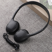 Youngrun Y004 Tas OPP Headphone On-Ear Berkabel 3.5mm Portabel Ringan dengan Bantalan Telinga Lembut untuk Sekolah dan Musik