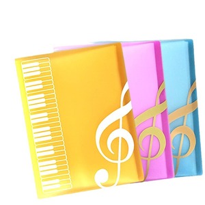 Chất lượng cao 40 trang âm nhạc điểm cuốn sách A4 năm dòng sáng tạo nhiều lớp PVC chèn thông tin cuốn sách thư mục da cho sinh viên - Product Image 5