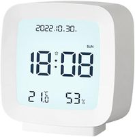 Table de contrôle du son d'usine BSCI LCD calendrier multifonctionnel numérique réveil horloge de température et d'humidité de chevet