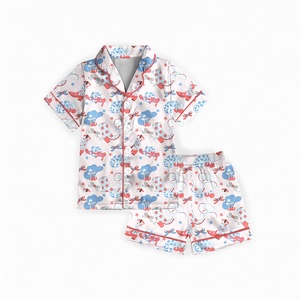 Abbigliamento da Sera Personalizzato per il 4 Luglio, Elegante Set Pigiama Coordinato Famiglia in Bambù per Mamma, Papà <span class=keywords><strong>e</strong></span> Me - Product Image 3