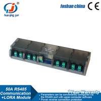 Module de relais LoRa Huaqingjun 16 canaux RS485, relais haute puissance 50A, communication RS-485, connectivité sans fil et filaire double mode