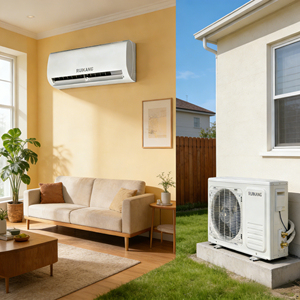 Aire Acondicionado de Frecuencia Variable de 18000 BTU para Climas Cálidos en África, Compresor de Alta Eficiencia que Ahorra hasta un 29% de Energía - Product Image 3