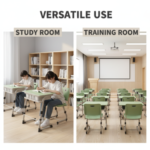 Sièges de salle de conférence ergonomiques avec <span class=keywords><strong>tablette</strong></span> d'écriture intégrée en PP - Mobilier haute performance et durable - Product Image 5