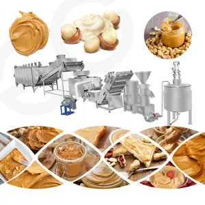 GG מסחרי שלם קו ייצור טחינה טחינה אגוז חמאת אגוזי לוז קו ייצור חמאת בוטנים מכונת בוטנים