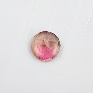 พลอยทัวร์มาลีนธรรมชาติแบบสองสีขนาด7x7x4มม. สำหรับนักออกแบบเครื่องประดับ - Product Image 1