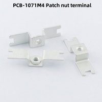 PCB-1071 laiton patch terminal plateau de soudage métal estampage partie substrat quatre robinets cuivre terminal