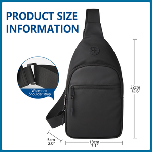 Tùy Chỉnh Không Thấm Nước Unisex Nylon Sling Ba Lô Vành Đai Vai Túi Cho Phụ Nữ Đi Du Lịch Đi Bộ Đường Dài Ngực Túi Daypack Crossbody Túi Cho Nam Giới - Product Image 2