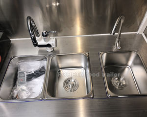 휴대용 빈티지 미니 모바일 식품 트럭 커피 숍 키오스크 자동 판매기 커피 카트 트레일러 - Product Image 6