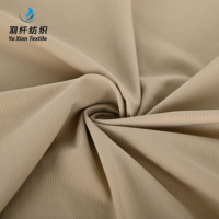 Tissu en Soie Glacée Fraîche 80 % Nylon 20 % Spandex Anti-UV Rayé, Tissu Élastique Doux pour la Peau, Idéal pour les Vêtements de Sport et d'Extérieur (OEM)