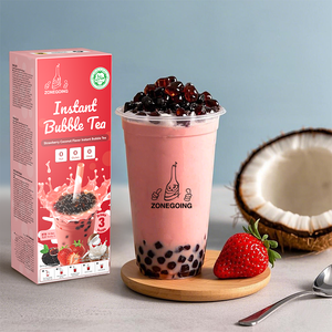 Kit de thé à bulles saveur fraise noix de coco unique et nouvelle arrivée idéal pour la vente en ligne - Product Image 1