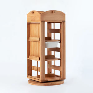 Estantería y Organizador Multifuncional para Niños, Librería Giratoria Compatible con Cajas de Almacenamiento - Product Image 1