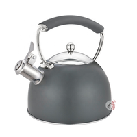 Realwin Fabricant Bouilloire de cuisine personnalisée Théière à eau chaude en acier inoxydable Bouilloire à sifflet en acier inoxydable