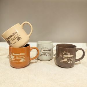 Nouvelle collection de vaisselle en céramique de style français, très vendue, avec lettres personnalisées, tasse en céramique de couleur unie - Product Image 1