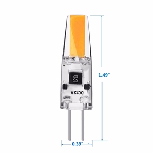 Ampoule LED pour <span class=keywords><strong>lustre</strong></span> halogène, <span class=keywords><strong>lampe</strong></span> de remplacement, 30W 40W, bougies à intensité variable, Mini G4, 2W 3W AC DC 12V — 220V, projecteur, Dimmable - Product Image 2