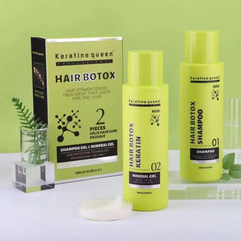 Precio de fábrica Keratina profesional Alisado del cabello Tratamiento de queratina Botox Tratamiento suave de queratina brasileña pura