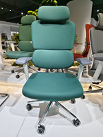 Chaise pivotante de bureau Foshan avec coussin en filet pivotant en tissu ergonomique pour l'école à domicile secrétaire d'invité de direction travaillant