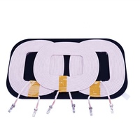 Bobine PCB 5W 10W 15W 20W 60W en cuivre LITZ, module récepteur de chargeur sans fil, 3 bobines pour montre connectée, téléphone, voiture