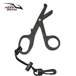 Ciseaux de plongée technique KEEP DIVING 420 en acier inoxydable pour surf, pêche et filet à herbe JD-968 - Product Image 6