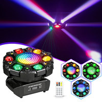 Nouveau projecteur LED Laser DMX512 en alliage d'aluminium, à 6 bras, avec effet de tête mobile, à teinture, à intensité variable, pour KTV, bar, faisceau, stroboscope et ambiance
