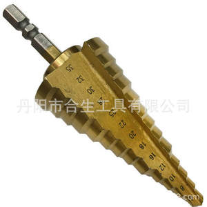 Broca escalonada métrica Mr Drill de 6-35 mm con vástago hexagonal y revestimiento de TiAlN para metales no ferrosos - Product Image 4