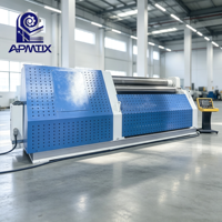 Machine à rouler la tôle efficace, robuste, à 4 rouleaux, avec prix d'usine
