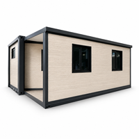 Casa Modular Prefabricada de Acero de 40 Pies, Económica, de Lujo, con Certificación CE e ISO