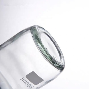 Haiju phòng thí nghiệm hóa chất thủy tinh hình trụ rõ ràng Thuốc thử chai với màu xanh vít cap 100ml 250ml 500ml <span class=keywords><strong>1000ml</strong></span> - Product Image 4