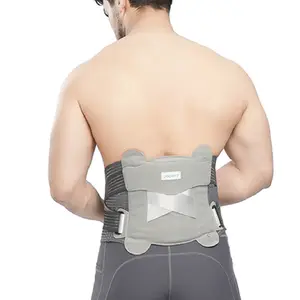 Breathable Mesh Design Herniated Disc Lumbar Support Waist Backbrace with Removable