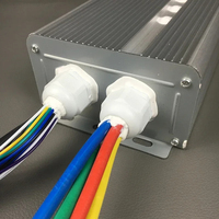 Contrôleur de vitesse moteur sans balais 72V 96V 5000W 100A 36Mosfet Phase 120 degrés avec capteur Hall pour vélo électrique voiture moto