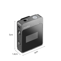 Microphone Lavalier Sans Fil Godox MoveLink M1 M2, Émetteur-Récepteur pour Téléphone, Appareil Photo Reflex Numérique, Smartphone, Micro Sans Fil 2,4 GHz