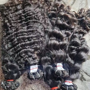 Capelli umani intrecciati capelli cambogiani naturali onda Italy ricciolo per il prezzo di fabbrica - Product Image 5