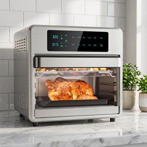 Four à Friture Numérique et Grille-Pain 8,1-10L en Acier Inoxydable, Multifonction, Chauffage Rapide, Nettoyage Facile, Arrêt Automatique, Usage Domestique - Product Image 3
