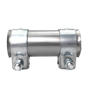 Nouveau menuisier d'adaptateur de Tube à <span class=keywords><strong>Double</strong></span> pince d'identification en acier inoxydable de 1.75 pouces pour <span class=keywords><strong>tuyau</strong></span> d'échappement manchon de longueur de 125mm - Product Image 5