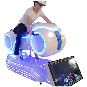 VR motosiklet simülatörlü oyun makinesi sanal gerçeklik yarış simülatörü 9D VR yarış oyunları