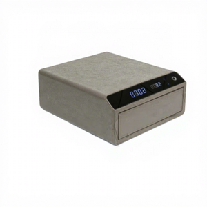 SWJW-06 Coffre-fort électronique intelligent biométrique à empreintes digitales avec clavier tactile, mini-coffre-fort portable pour la maison et le bureau, pour objets de valeur - Product Image 1