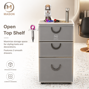 Meuble de Salon Commercial : Armoire à Outils, Poste de Coiffure, Casier de Rangement pour Barbier et Unité de Rangement – Durable, Moderne, Fabriqué à Zhejiang par MASON - Product Image 4