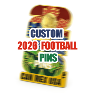 Recuerdo de Fútbol de América del Norte, Canadá y México, Mascota de la Copa Mundial de Fútbol 2026, Medallas, Monedas, Insignias, Pines de Solapa de Metal Personalizados - Product Image 1
