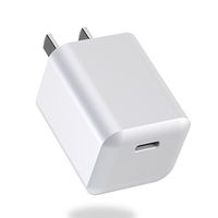 Good-She Exclusive Design Super Mini PD 20W Single-port Type-C PD3.0 QC3.0 Chargeur rapide Écologique avec OTP/OVP pour téléphone