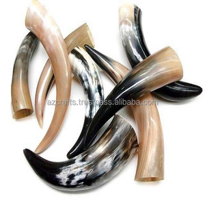 Vente chaude 100% naturel corne de buffle ensemble à boire poli brut sculpté corne support exportation qualité Animal Style artisanat - Product Image 5