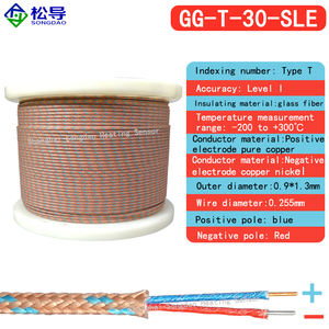 Cavo Termocoppia per Misurazione Temperatura <span class=keywords><strong>HH</strong></span>/GG/TT-K-30/36/24 Standard Americano Tipo J/T Cavo Sensore di Temperatura - Product Image 4