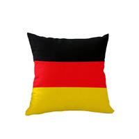 Housses de coussin, taie d'oreiller drapeau national en lin carré moderne housse de coussin de canapé à impression numérique, pour différents pays